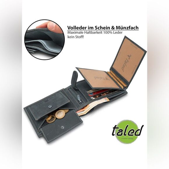 Nwb taled leather wallet - Picture 3 of 6